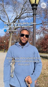 Some dating app users have lied about their political party affiliation to get more matches. But one expert says that now people care less about dating within a party and more about specific issues. | USA TODAY Video
