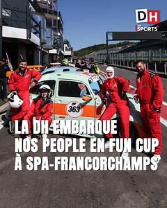 La DH a embarqué Aurore Morisse (Affaire conclue), Martin Charlier (Grand Cactus) et les frères belges gagnants de Pékin Express (Lucas et Nicolas) à bord d’une VW Coccinelle de course 🏎️ Au volant ? L’humoriste Arnaud Tsamere ! Nos personnalités belges ont ainsi mangé du bitume en vue des 25 ans des 25 heures Kronos Fun Cup qui se dérouleront de ce 13 au 16 juillet à Spa-Francorchamps 🔜 | La DH