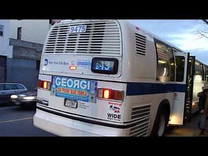 Orion VII OG HEV & Nova-RTS B43 Bus #6580 & #9475 at Grand St