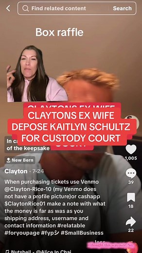 CLAYTONS EX WIFE DEPOSE KAITLYN SCHULTZ FOR CUSTODY COURT #claytonrice #kaitlynschultz #claytonandkaitlyn #influencer