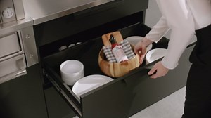 NewAge Products Outdoor Kitchen Classic Series Stainless Steel 32in 2-Door Split Cabinet, Outdoor Kitchen Cabinet for BBQ Island, 70004