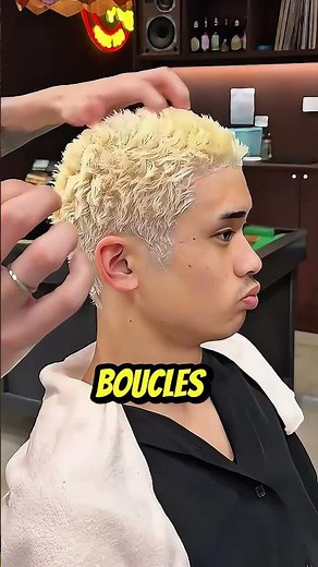 Transformation capillaire radicale : du court classique au blond bouclé stylé ! ✨