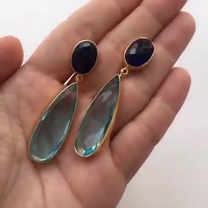 Sparkly goodness that never fail to cheer us up. These gemstone earrings have just launched on http://www.jlheartonline.com/products/category/earrings/regal-collection #nickelfree #safeforsensitiveskin | JL Heart