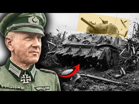 German General Watched His Defenses Crumble When 500 "Rhino Tanks" Cut Through the Hedgerows - WW2