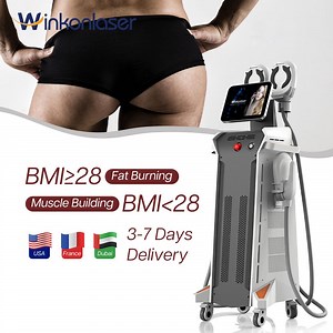 [Hot Item] Beauty Equipment EMS RF Muscle Stimulator 4 Handles EMS Body Slimming Machine