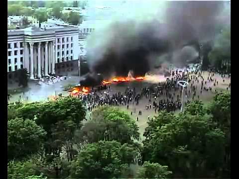 Odessa. Burning of Trade Union Building (02.05.2014)