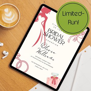 Bridal Shower Invitation Set: Personalized Invites, Decor & Activities for Memorable Celebration - Etsy Australia