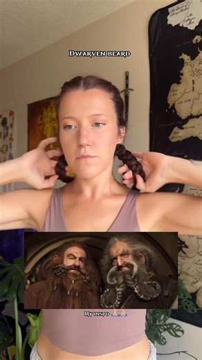 1K views · 19 reactions | Dwarven Princess beard 望✨ by vannahartt (IG) | The Rings of Power Daily | Facebook