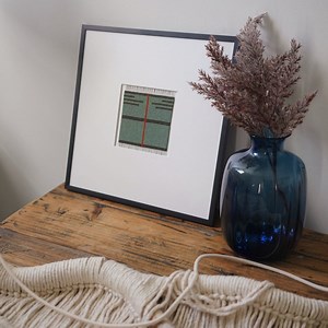 Artwork Beaded | Bead Weaving | Japanese Beads | Abstract Art | Woven Tapestry | Frame 32cm X 32cm - Etsy UK