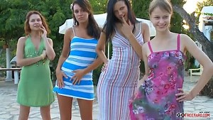 Horny Teen Have A Group Sex