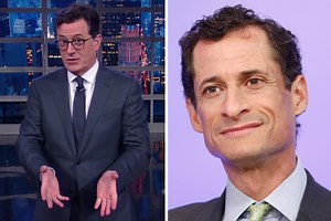 Stephen Colbert Makes Every Dick Joke Possible About Anthony Weiner