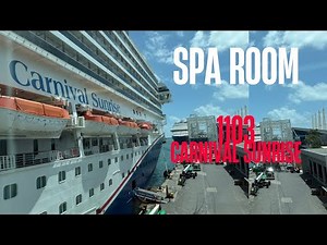 Carnival Sunrise Spa Room 1103#cruise
