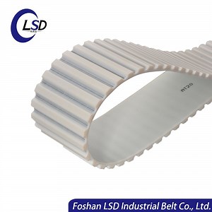 [Hot Item] Hot Sale Htd3m Industrial Rubber Timing Belt Factory Direct Synchronous Belt High Quality Htd3m 5m White PU Timing Belt