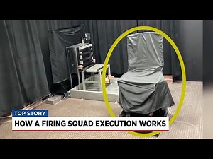 How a firing squad execution works?