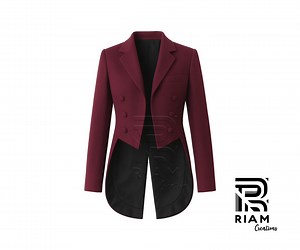 Regency Tailcoat Burgundy Wool | Men’s Double-breasted Tailcoat | Victorian / Steampunk Jacket - Etsy UK