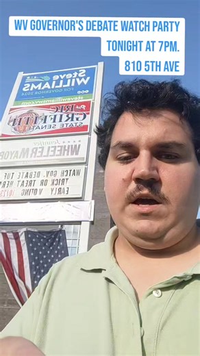 Come on over to our WV governor's debate watch party! We got snacks, drinks, signs, and more! #wv #election #westvirginia #watchparty #vote #voteblue2024💙 #stevewilliams #governor #debate