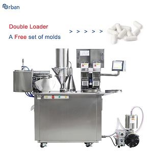 [Hot Item] Double Loader Semi-Auto Powder Capsule Filler Double-Head Capsule Filling Machine Semi Automatic