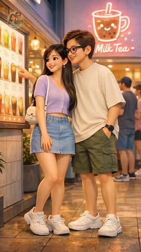 Hilarious AI Animation: The Couple's Matcha Adventure