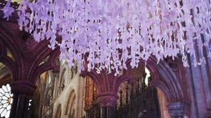 Need some bank holiday inspiration? See Peace Doves by Peter Walker, and gaze up to thousands of doves, created by visitors from all around the world as well as local community groups🕊 See more here➡️www.durhamcathedral.co.uk/peacedoves | Durham Cathedral