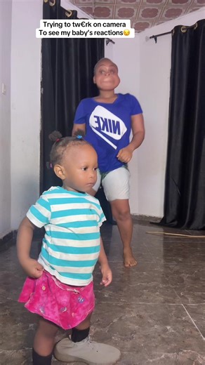 Baby Zara's Hilarious Reaction to Mommy's Dance