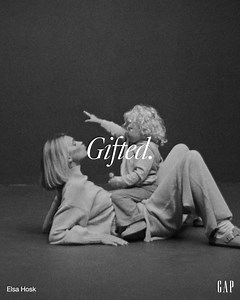 Gifted. Togetherness. Swedish model Elsa Hosk for Gap, 2023. | Gap