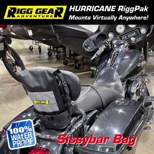 The Hurricane RiggPak from @RiggGear is a Waterproof 5 Liter bag that can mount virtually anywhere. It can mount vertically or horizontally to any rack, bar, seat, vest, MOLLE panel... and so much more! We Dare You to find a place where the RiggPak will not mount and add value. Perfect for snacks, keys, wallets, tools, raingear, compressors, tubes... Endless possibilities with the RiggPak. LINK in Bio to learn more or click here: http://ow.ly/OlBc50OuRbW . . . . . . . . . #crashbarbag #tailbag #