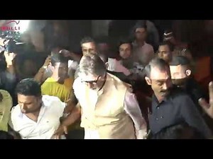 Bollywood Celebrities At Om Puri Funeral ( Video) - Amitabh BachchanI Abhishek Bachchan