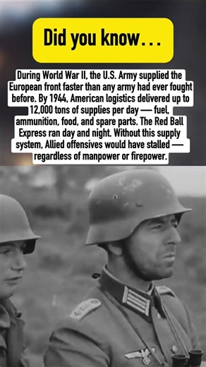 🚚 12,000 Tons a Day: How U.S. Logistics Won WWII | WW2 Fact