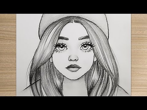 How to Draw a Cute Girl | Easy Step-by-Step Pencil Sketch