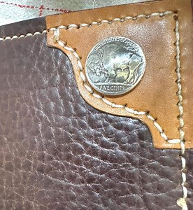 Hand Made Buffalo Leather Roper Wallet - Etsy