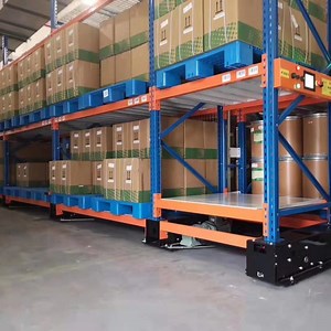 [Hot Item] 500-2000kg Customizable Bin Wire Rack Mobile Shelving System with Factory Price Electric Mobile Rack