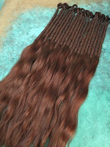 Rötlich-braune Echthaar Dreadlock-Verlängerungen mit Luxus Enden - Etsy.de
