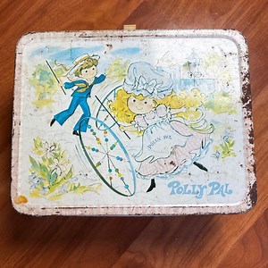 Vintage Polly Pal Metal Lunchbox Girl Boy Windmill Ducklings Thermos Cute - Etsy Canada
