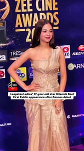 Laapataa Ladies’ 17-year-old star Nitanshi Goel First Public appearance after Cannes debut #one100news #reels #trending #celebrity #entertainment #viralreels #bollywood #nitanshigoel #Cannes2025 #cannesfilmfestival #nitanshigoelfan | One100 News