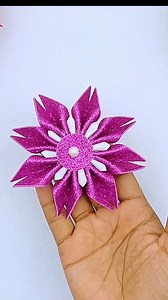 Wow! Beautiful Christmas Snowflake🌲 Xmas Crafts Idea With Glitter Foam Sheet❄️😍 #christmas #ChristmasDecor #crafts #snowflakes | Creative Art & Craft Ideas