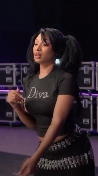 Megan Thee Stallion struggles to keep up with K Pop Stars! Oops! #Kropped #AppleTV