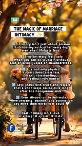 Real intimacy is quiet. Choosing each other—even in silence. Does intimacy grow with time? YES or NO? #myth #fact #life #quotelife #didyouknow #motivation #reels #reelfacebook #intimacy #marriage #quotemarriage #wife #wives #husband #love #maturity #marriage #intimate #relationship #happyfamily | Rosa Ningsih Siregar