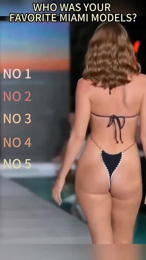 Kathryn Celestre Shines on the Runway at Swim Week