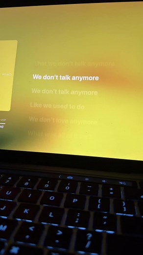 We Don’t Talk Anymore — Charlie Puth lipsync lyrics