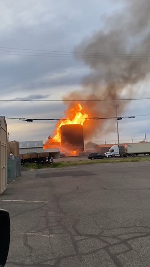 57K views · 975 reactions | BREAKING: A large grain mill in Prosser has caught fire. Several fire fighters from all over the region are responding to put out the blaze. STORY: https://keprtv.com/news/local/old-grain-mill-bursts-into-flames-in-downtown-prosser Courtesy: Owen Marez | KEPR Action News | Facebook