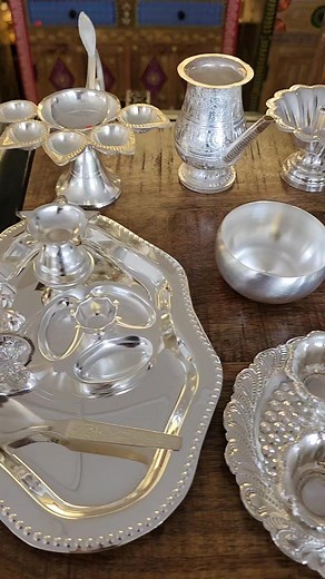 1.3K views | Germen silver and brass Minakari collection ar Puja Hut. Visit us in Edison NJ or shop online. Www.ebay.com/str/pujahut | India Sajawat & Puja Hut . Edison/ Divine Home USA | Facebook