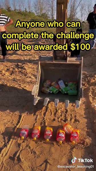 Excavator Challenge: Win $100 | Digger Operator Skills