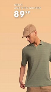 Bringing you a variety of styles to choose from with our Men's Assorted Golfers for 89.99 (S-2XL) | Choice Clothing