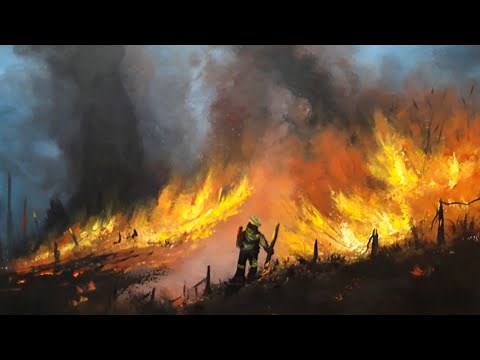 #oilpainting#firefighterpaintingForest Fire painting tutorial