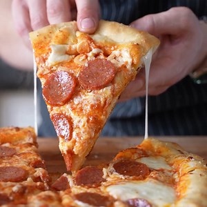 Making Pizza Hut Stuffed Crust At Home BUT BETTER!🤩😋 | Joshua Weissman