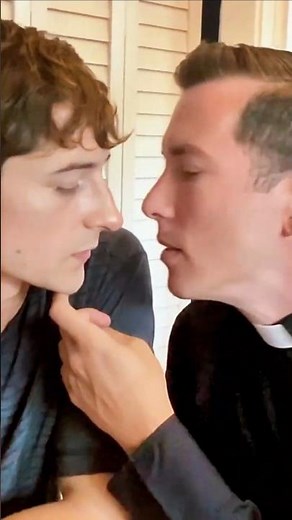 🔔🌿 A Nightly Visit: The Priest and a Troubled Soul 🕯️🤍