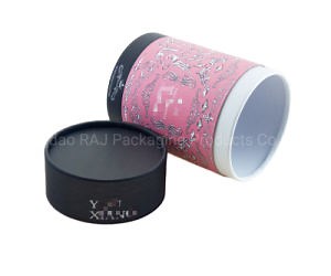 Custom Tea Promotion Paper Tube Packaging Container Round Packing Box