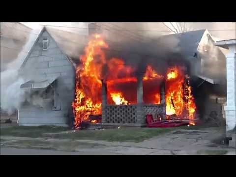 Newark Ohio Fire Department working house fire 232 S Williams incident command with audio