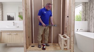 Tile Redi RT4248R-MB-RB42-KIT Base'N Bench Shower Pan, Matte Black