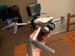 4K DJI Mini 3 with GoPro Hero 8 Black top mount test